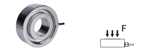Sensore di forza miniaturizzato in acciaio inossidabile 10-200 kN 1,5 mV/V Certificato completo