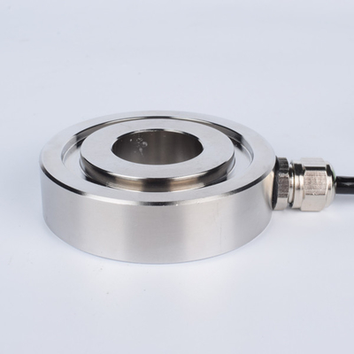 cellula di carico di acciaio inossidabile di 10-200kn Ring Force Sensor 1.5mv/V