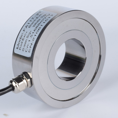 cellula di carico di acciaio inossidabile di 10-200kn Ring Force Sensor 1.5mv/V
